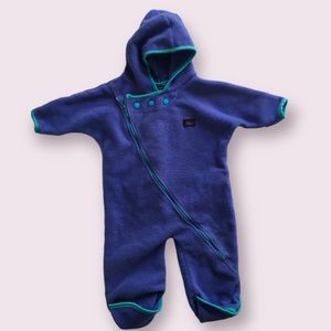 Vintage REI Snow Suit Bunting Polartec Fleece Hooded Infant 6-18 Mos. USA Made